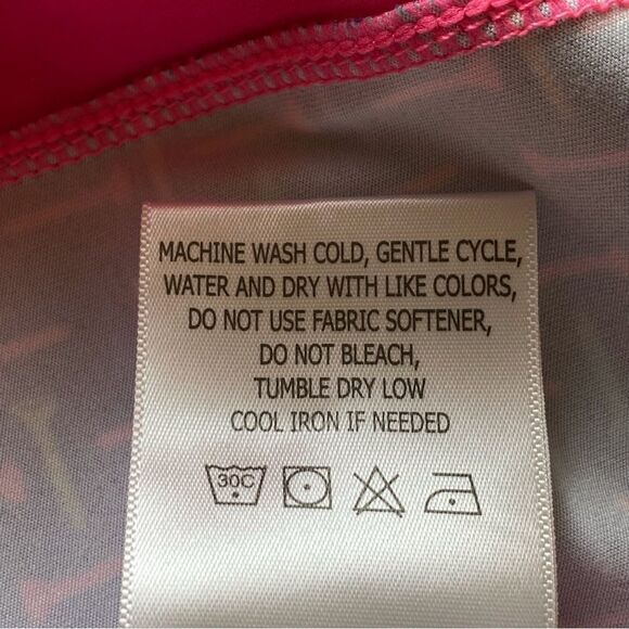 Birdies and Bows 1/4 Zip Pink Pullover Top Size Medium - Picture 5 of 10